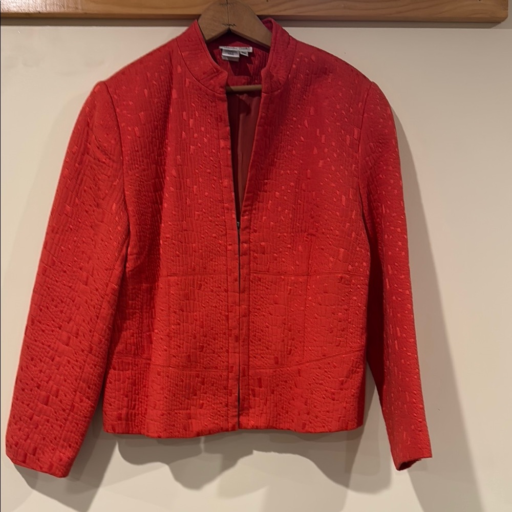 Coldwater Creek Orange Tailored Blazer